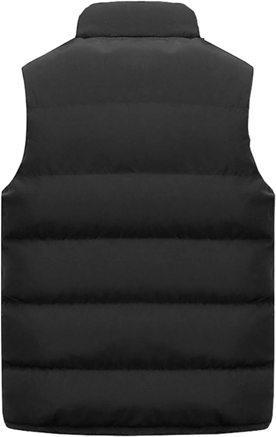 Men's Casual Outerwear Vest Lightweight Full-Zip Sleeveless Jacket Outdoor Hiking Running Travel Golf Vest Pockets