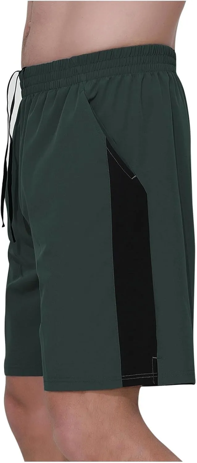 Men's Gym Workout Shorts Quick Dry Basketball Shorts with Pockets for Running Casual Activewear Lightweight Athletic Shorts