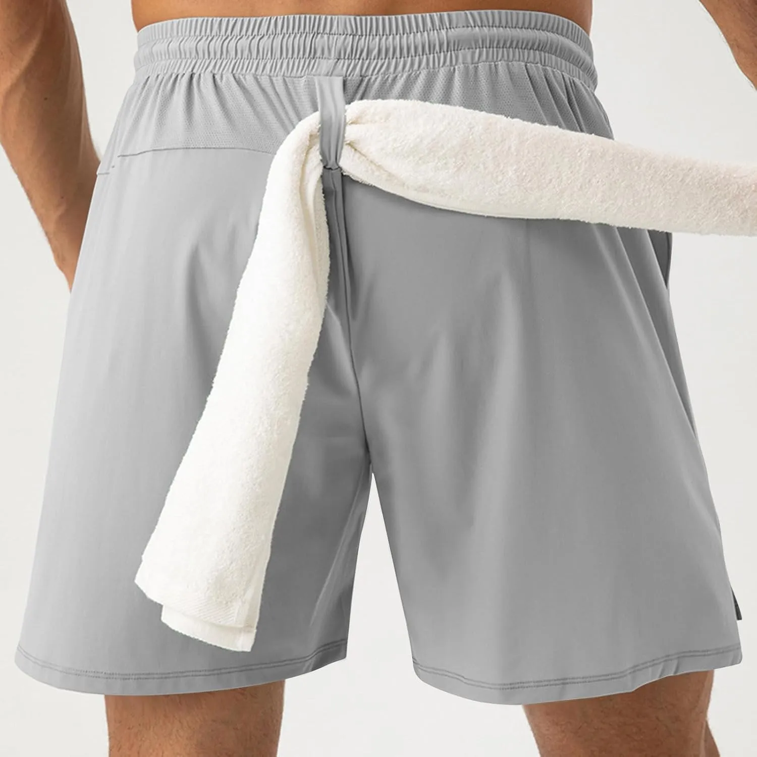 Mens Quick Dry Shorts 5 Inch Running Athletic Short Pants Loose Moisture Wicking Training Sports Pants Workout S-2XL