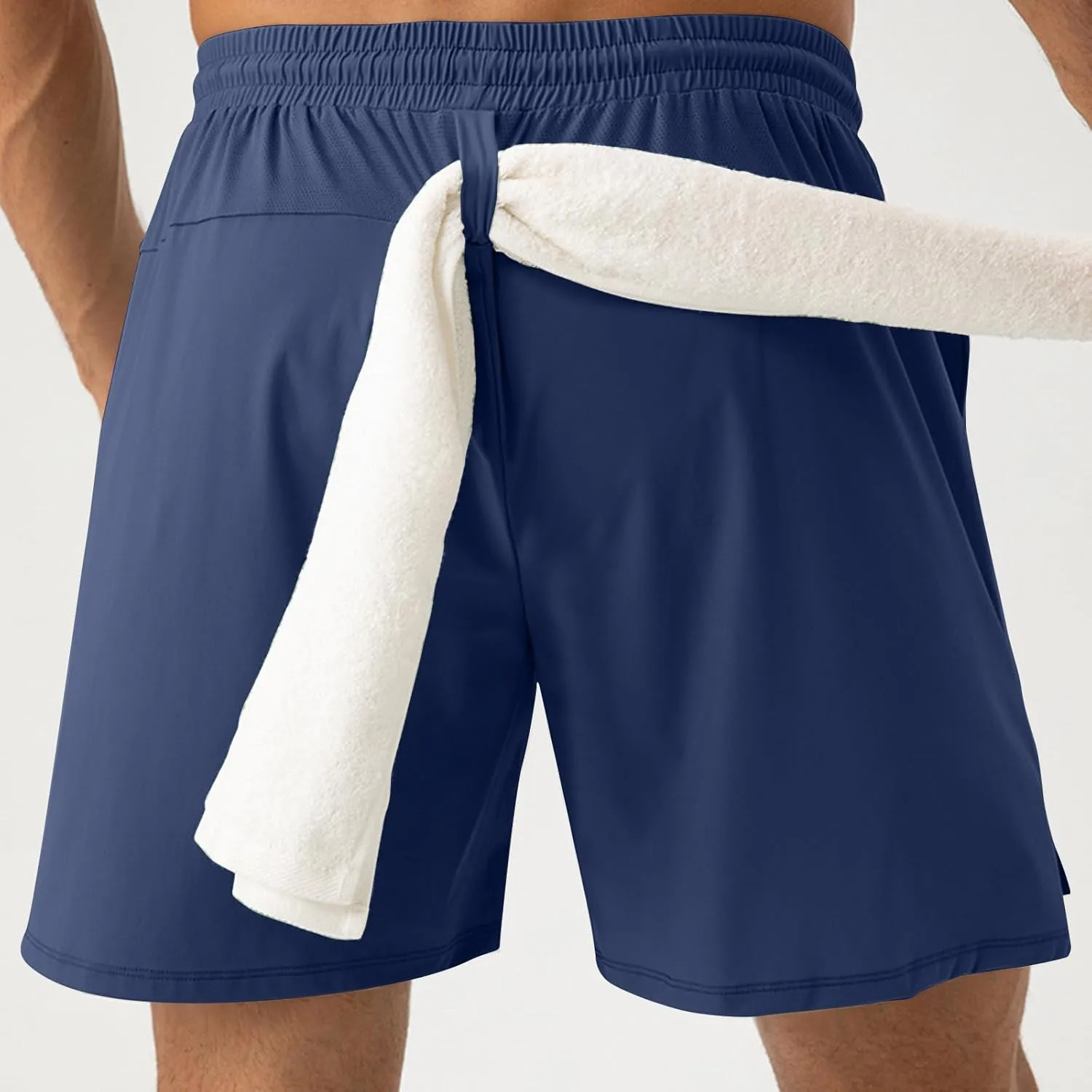 Mens Quick Dry Shorts 5 Inch Running Athletic Short Pants,Loose Moisture Wicking Training Sports Pants,Workout S-2XL