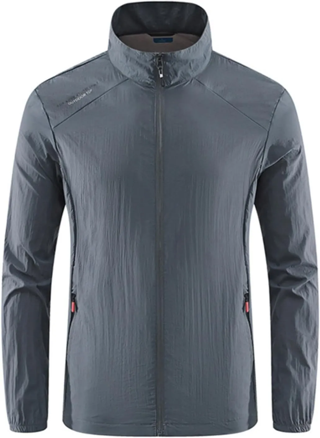 Men's Sun Protection Jackets Casual Lightweight Shell Raincoat Windbreaker for Outdoor Sports Cycling Golf Travel