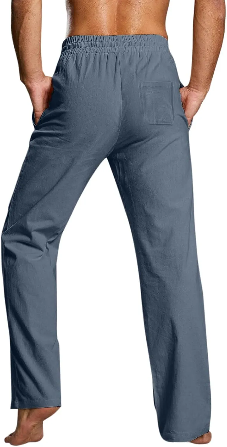 Mens Sweatpants with Pockets Big and Tall Athletic Jogger Mens Active Athletic Workout Jogger Sweatpants for Men with