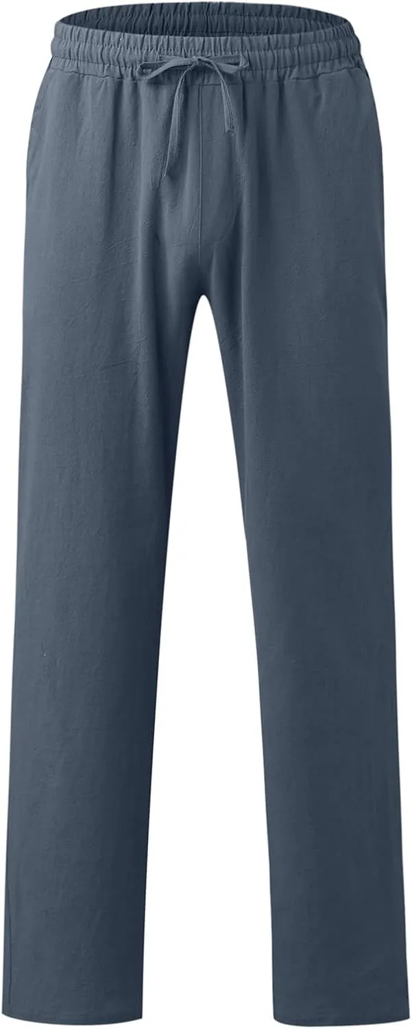 Mens Sweatpants with Pockets Big and Tall Athletic Jogger Mens Active Athletic Workout Jogger Sweatpants for Men with