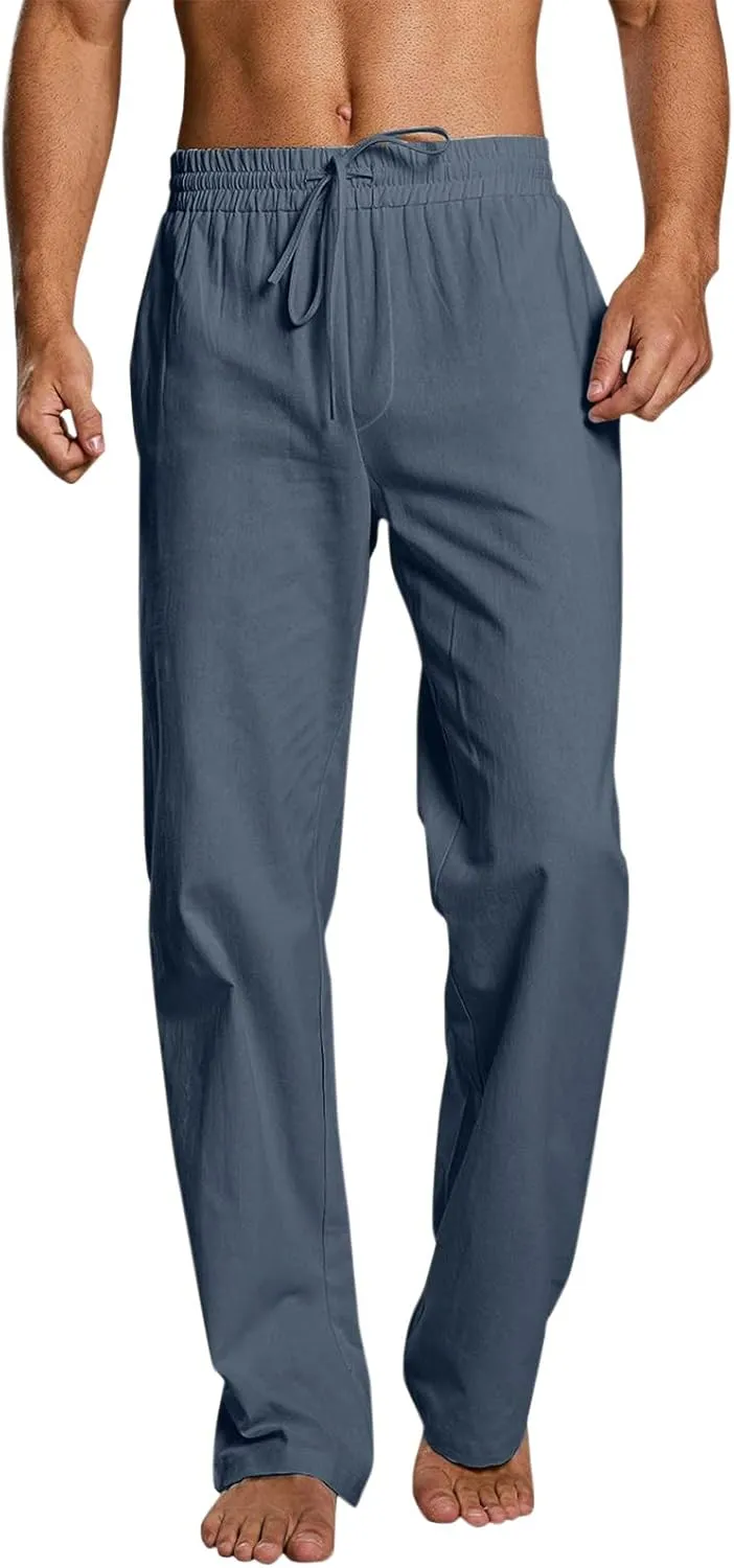 Mens Sweatpants with Pockets Big and Tall Athletic Jogger Mens Active Athletic Workout Jogger Sweatpants for Men with