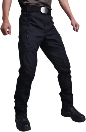 Men's Tactical Pants Cargo Pants with Multi Pockets Outdoor Hiking Pants Casual Trousers Workout Pants for Men