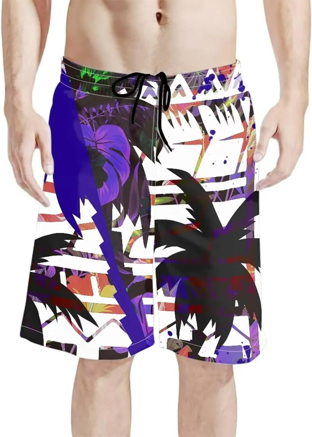 Mens Tonga Samoan Hawaiian Polynesian Swim Trunks Beachwear Sports Running Swim Board Shorts Quick Dry