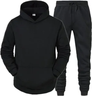 Mens Tracksuit 2 Piece Summer Men Tracksuits Hooded Athletic Sweatsuits Casual Running Jogging Sport Outfit