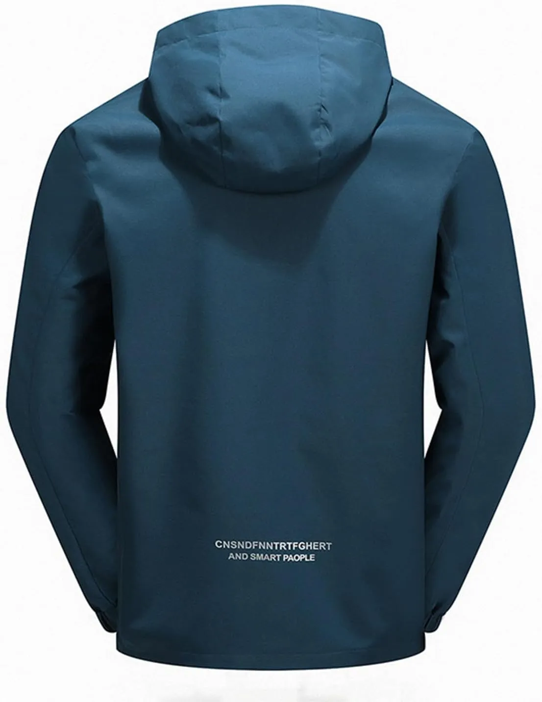 Men's Waterproof Jacket Softshell Hiking Windbreaker Jackets Hooded Zipper Rain Coats Multi-Pockets Outdoor Fishing