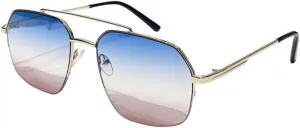 Metal Double Beam Sunglasses Men For Women Vintage Sun Glasses Women Fashion Driving Shades UV400