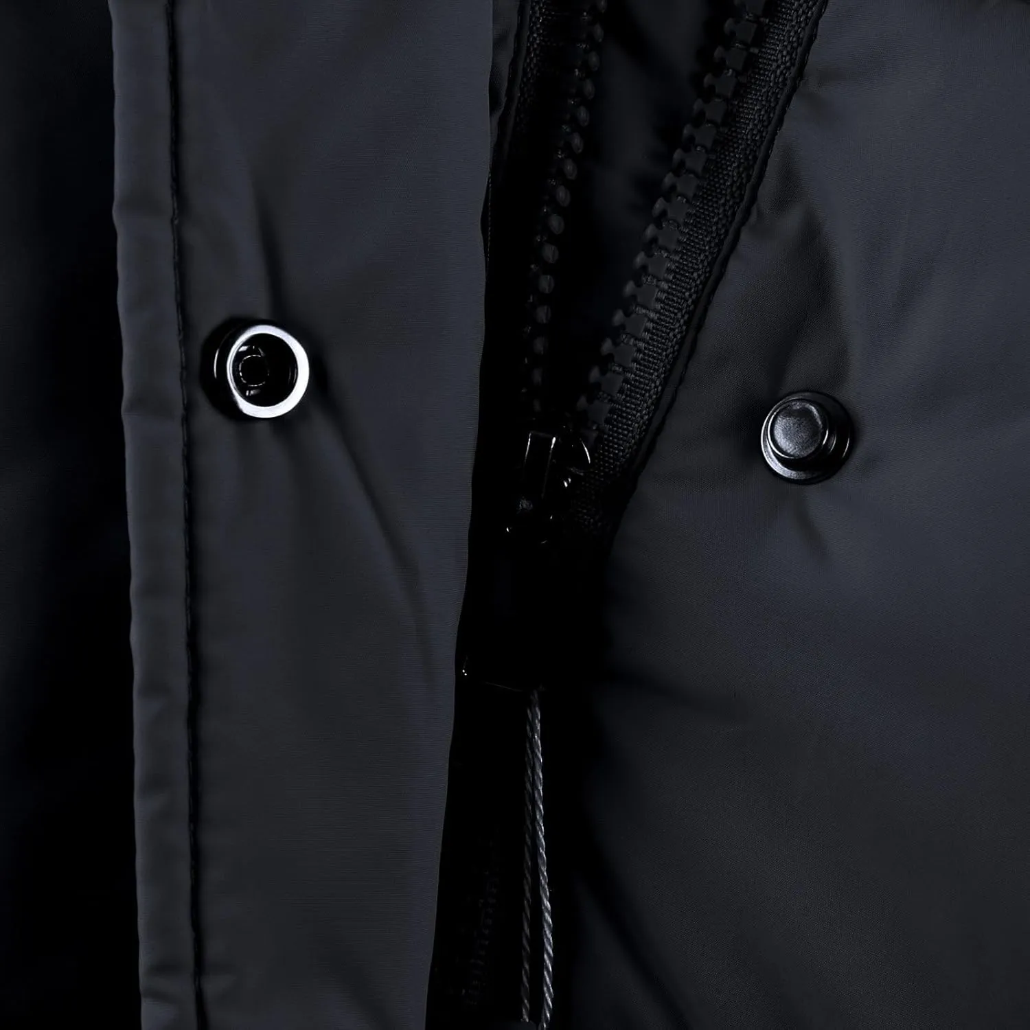 Mmoneyake Womens Hooded Quilted Puffer Jacket Full Zip Baggy Short Down Coats Padded Warm Winter Heavyweight Coat Outerwear