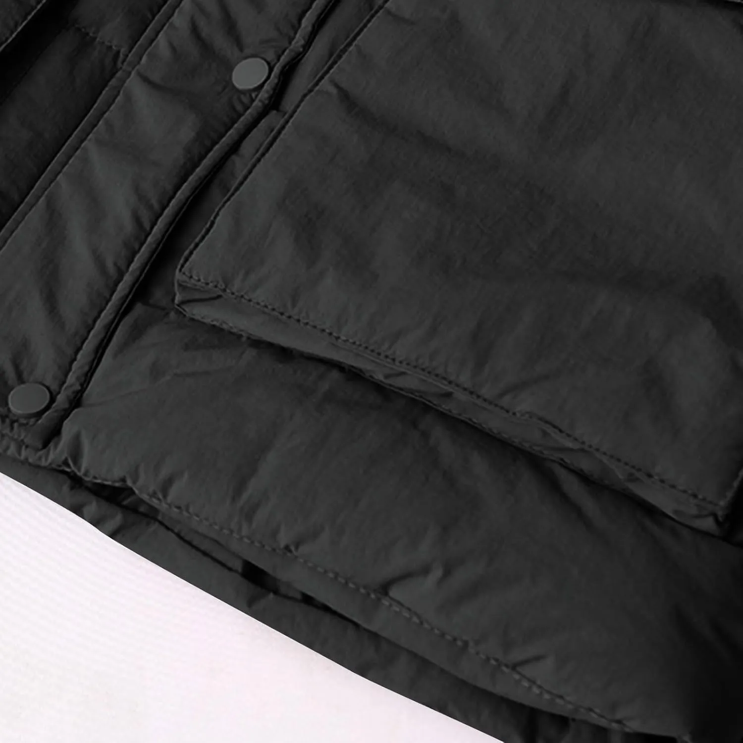 NATHGAM Women's Winter Down Coat Casual Thicken Warm Puffer Parka Jackets Outerwear Comfy Long Sleeve Ski Quilted Outerwear
