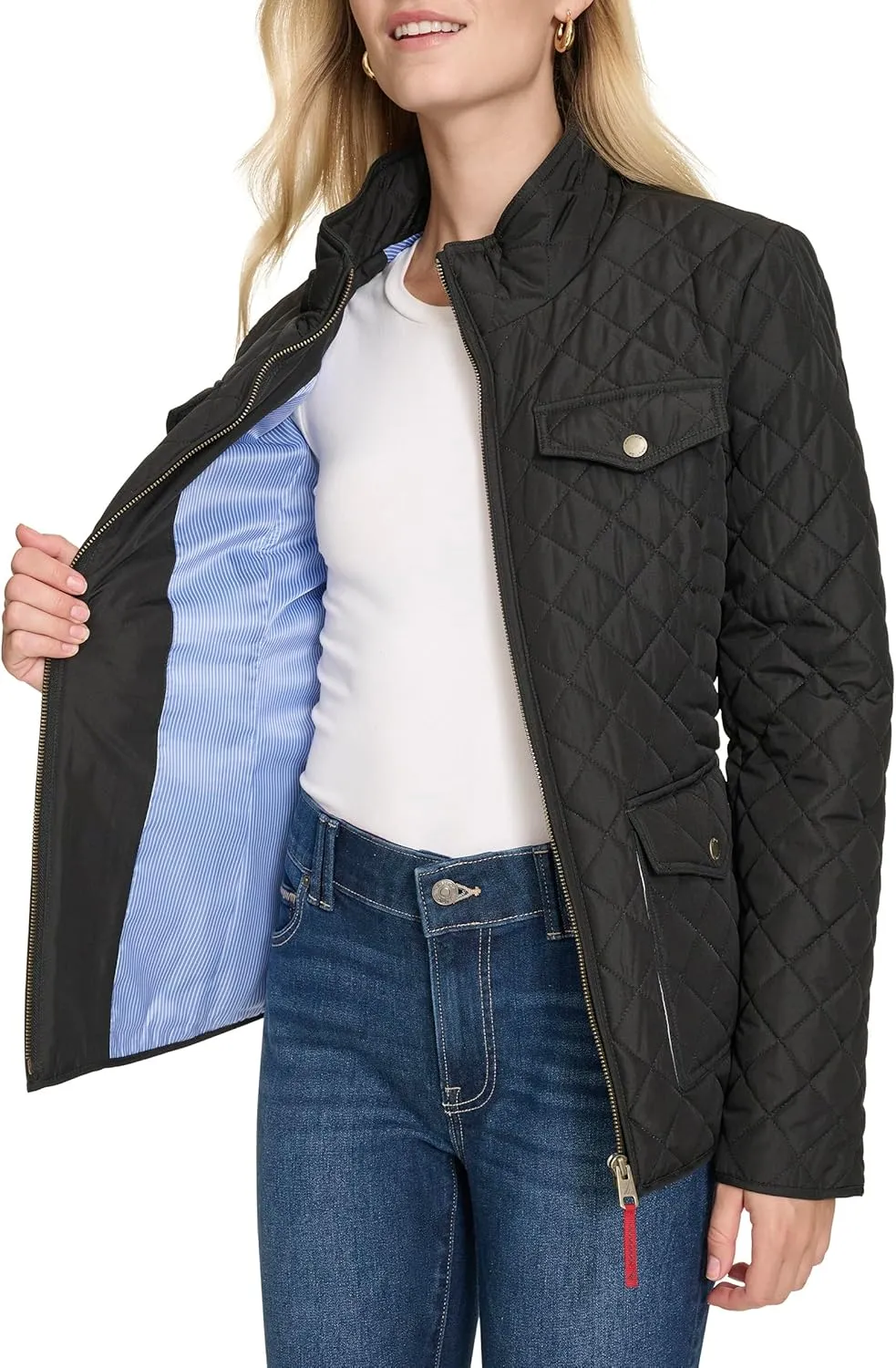 Nautica Women's Barn Outerwear Quilted Jacket