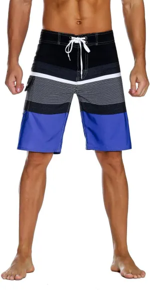 ninovino Men's Sportwear Swim Trunks Quick Dry Board Shorts with Lining