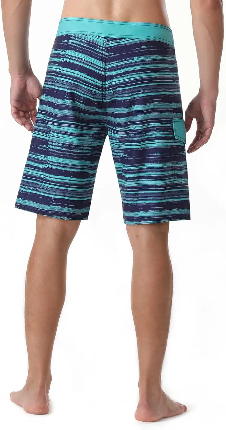 ninovino Men's Sportwear Swim Trunks Quick Dry Board Shorts with Lining