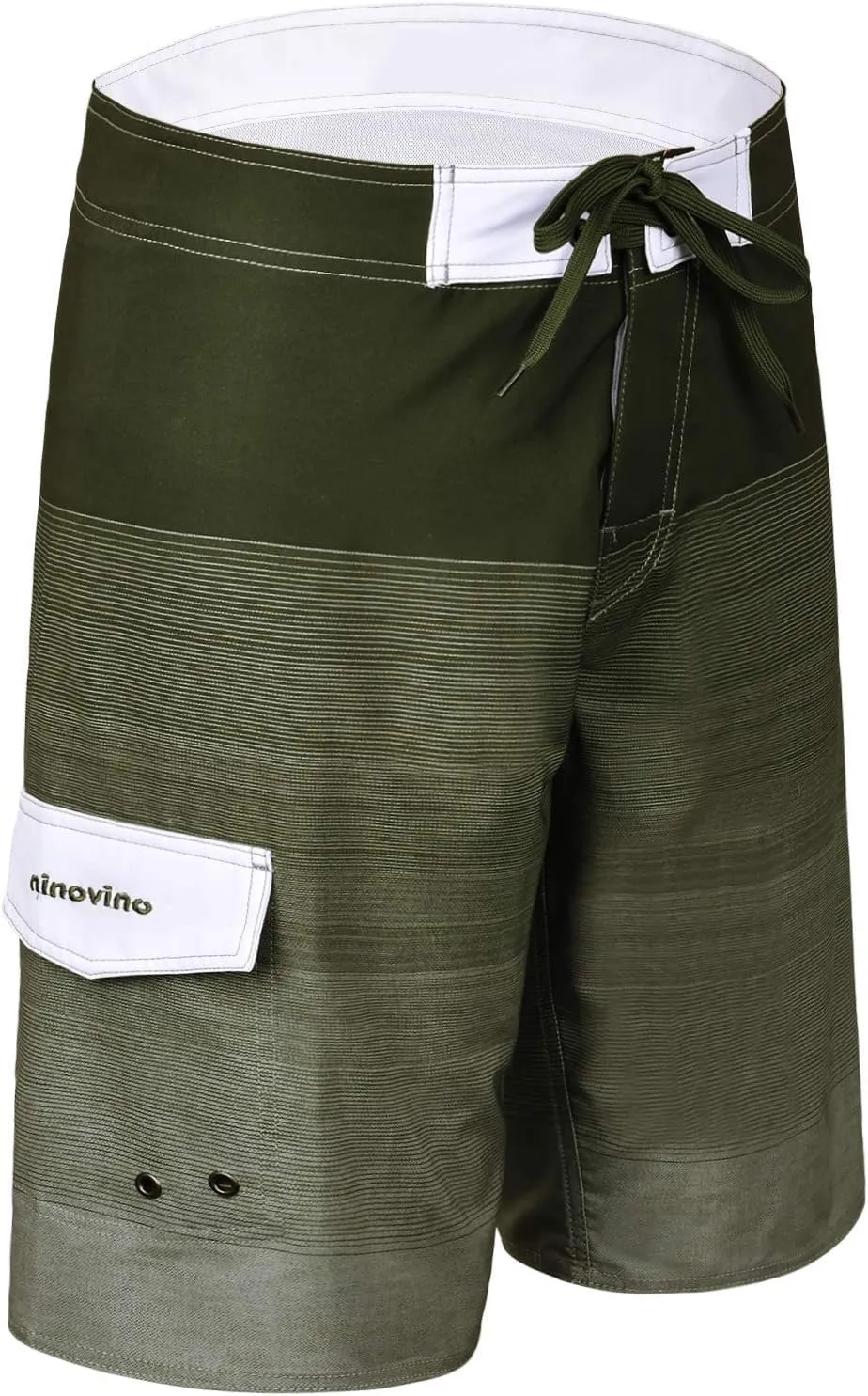 ninovino Men's Sportwear Swim Trunks Quick Dry Board Shorts with Lining