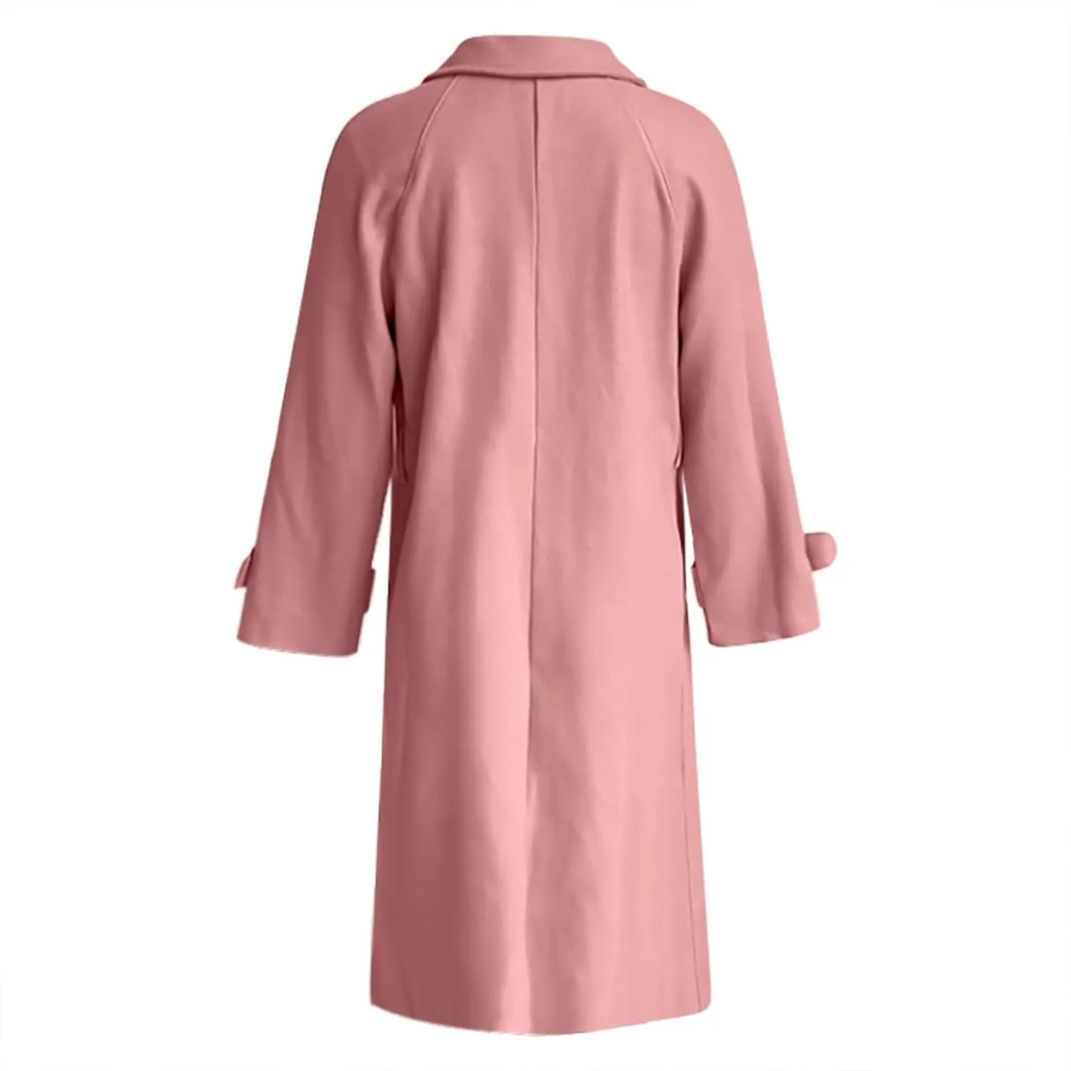 Petite Trench Coat Casual Fuzzy Jacket Loose Fitting Warm Winter Outwear Fashion Lapel Jacket Coats Overcoat for