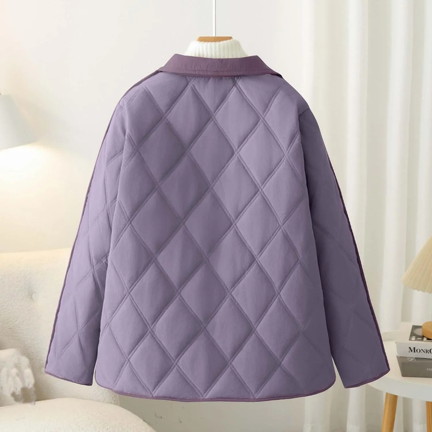 Puffer Jacket Womens Thicken Lightweight Parka Cotton Warm Oversized Fashion Casual Coat 2025 Outfits with Pockets