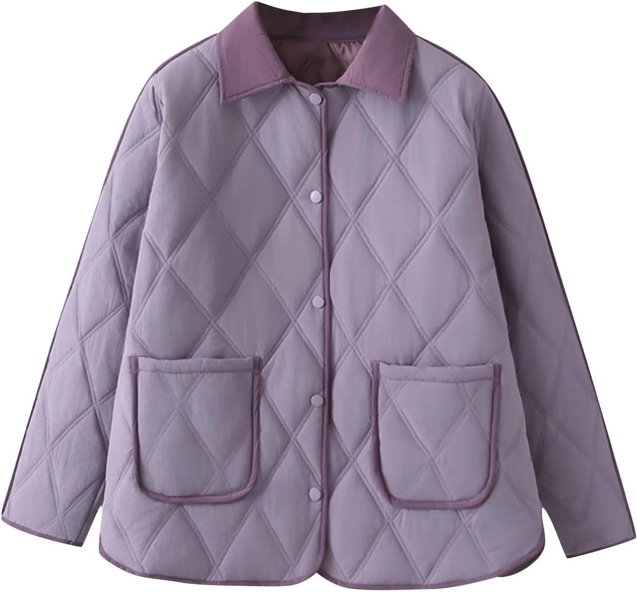 Puffer Jacket Womens Thicken Lightweight Parka Cotton Warm Oversized Fashion Casual Coat 2025 Outfits with Pockets