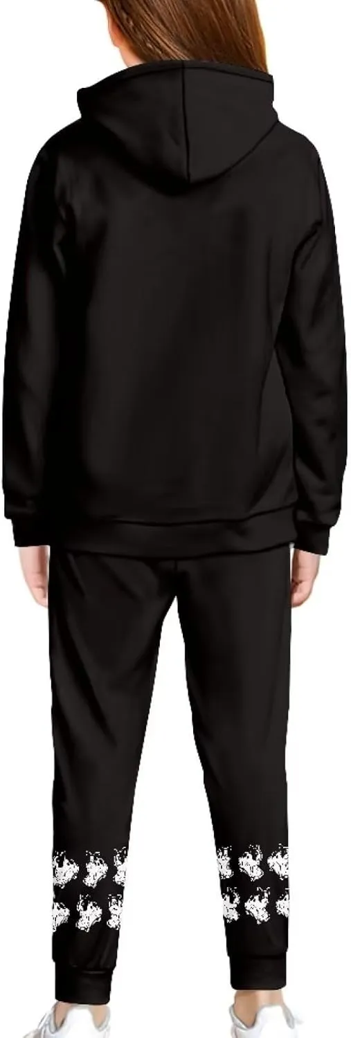 Renewold Kids Hoodie Sweatshirt and Sweatpants 2 Pieces Set Boys Girls Tracksuits Activewear for 4-12 Years