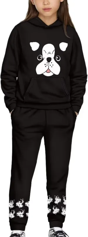 Renewold Kids Hoodie Sweatshirt and Sweatpants 2 Pieces Set Boys Girls Tracksuits Activewear for 4-12 Years