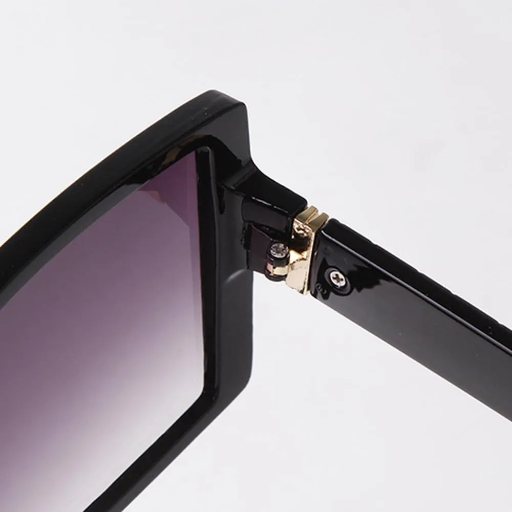 Retro Fashion Green Sunglasses Women Luxury Trendy Leopard Oversized Sun Glasses Female