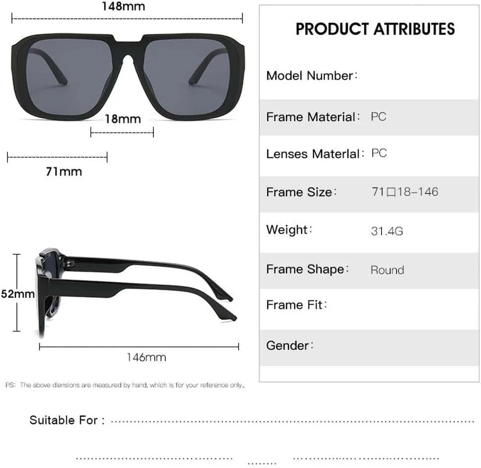 Retro Male Sunglasses For Women Men Fashion Vintage Luxury Sun Glasses Shades UV400 Eyeglasses