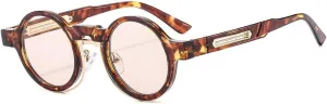 Retro Round Sunglasses For Women Men Punk Driving White Fashion Sun Glasses Vintage Shades UV400 Female Male