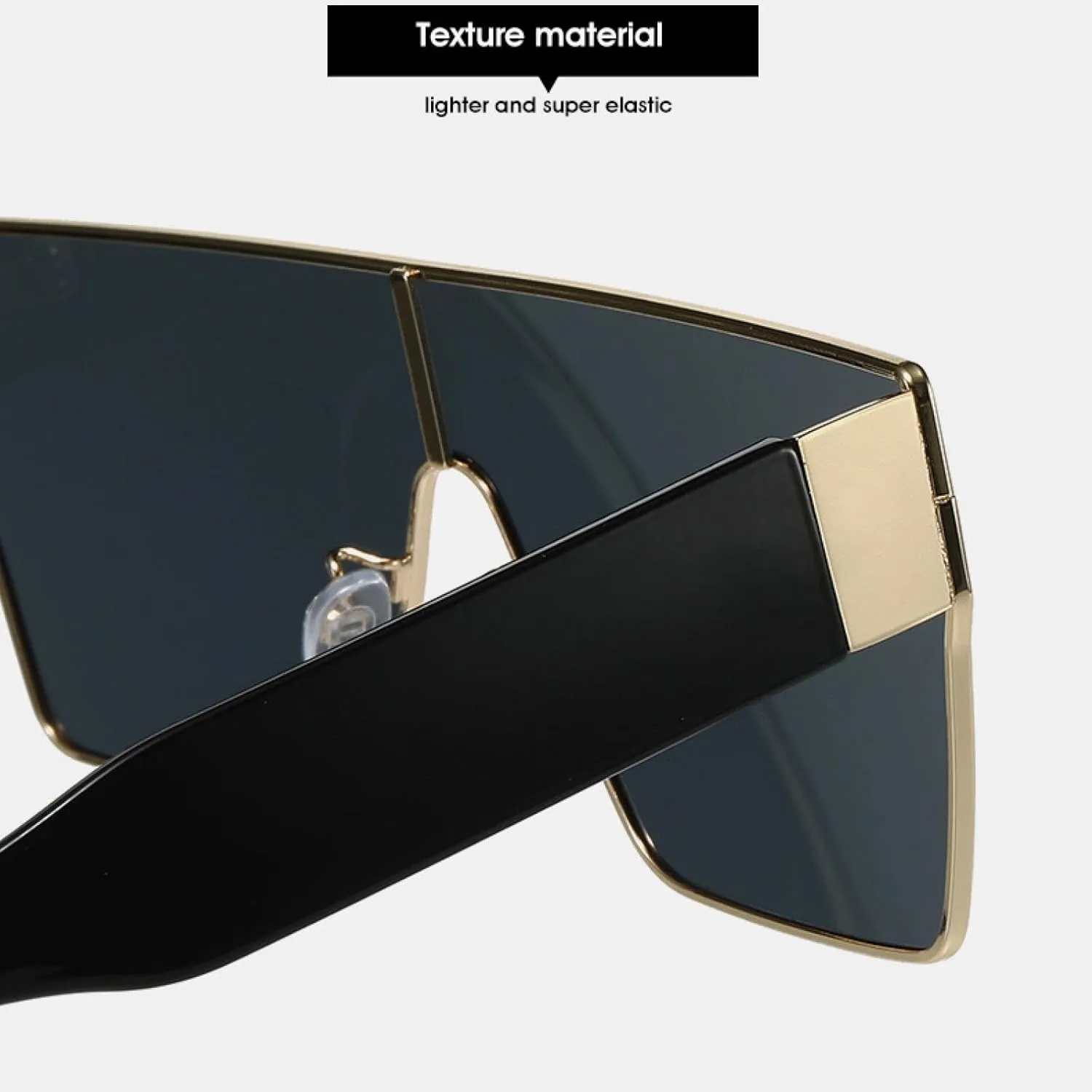 Retro Sunglasses Men Women Luxury One Piece Decoration Sun Glasses Men Travelling Eyewear