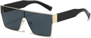 Retro Sunglasses Men Women Luxury One Piece Decoration Sun Glasses Men Travelling Eyewear