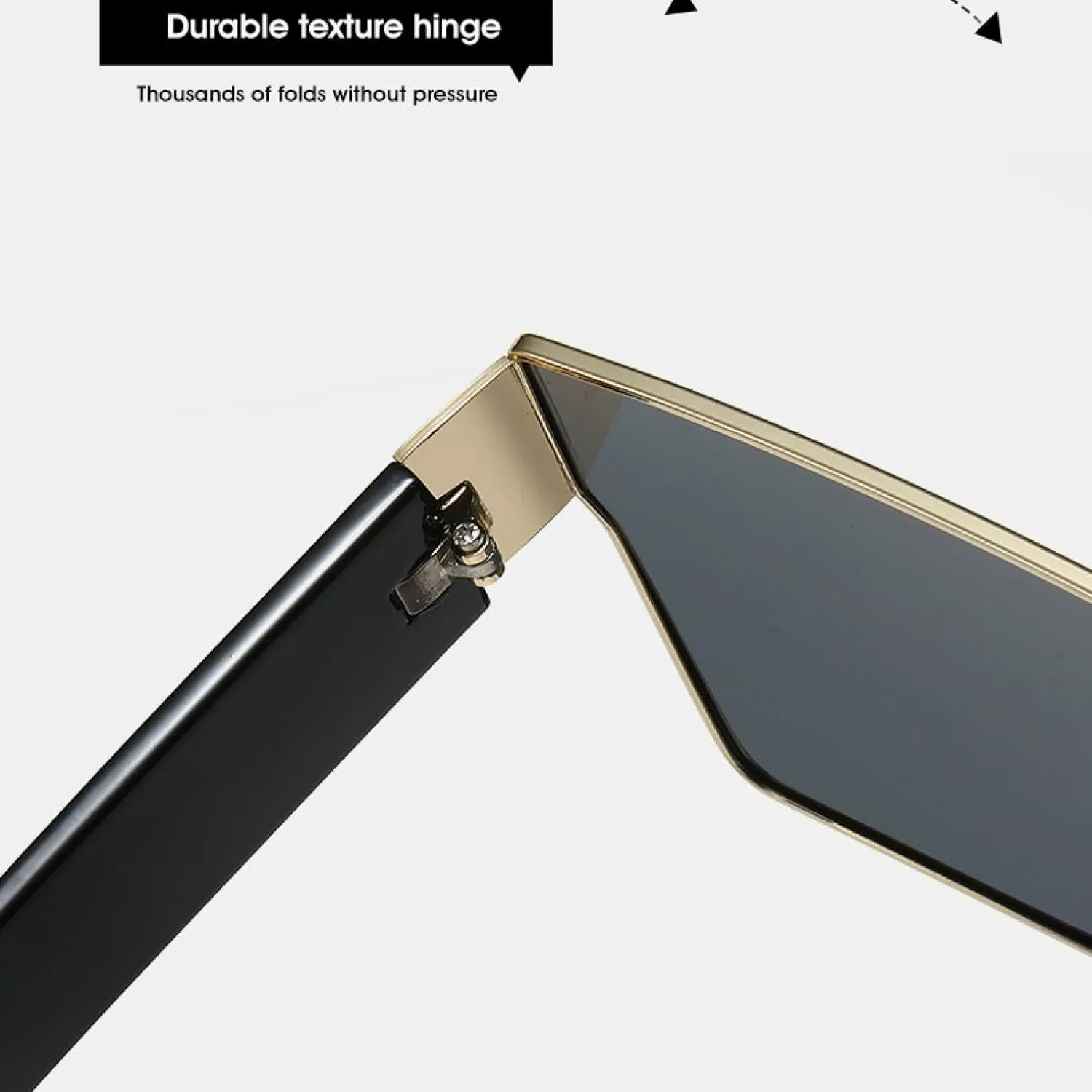 Retro Sunglasses Men Women Luxury One Piece Decoration Sun Glasses Men Travelling Eyewear