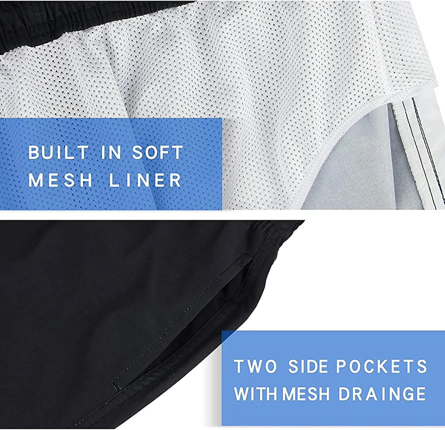 Swim Shorts Mens Union Jack Swim Trunks Quick Dry Summer Surf Beach Shorts with Pocket Drawstring