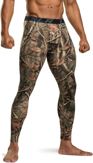 TSLA Men's Thermal Compression Pants, Athletic Sports Leggings & Running Tights, Wintergear Base Layer Bottoms