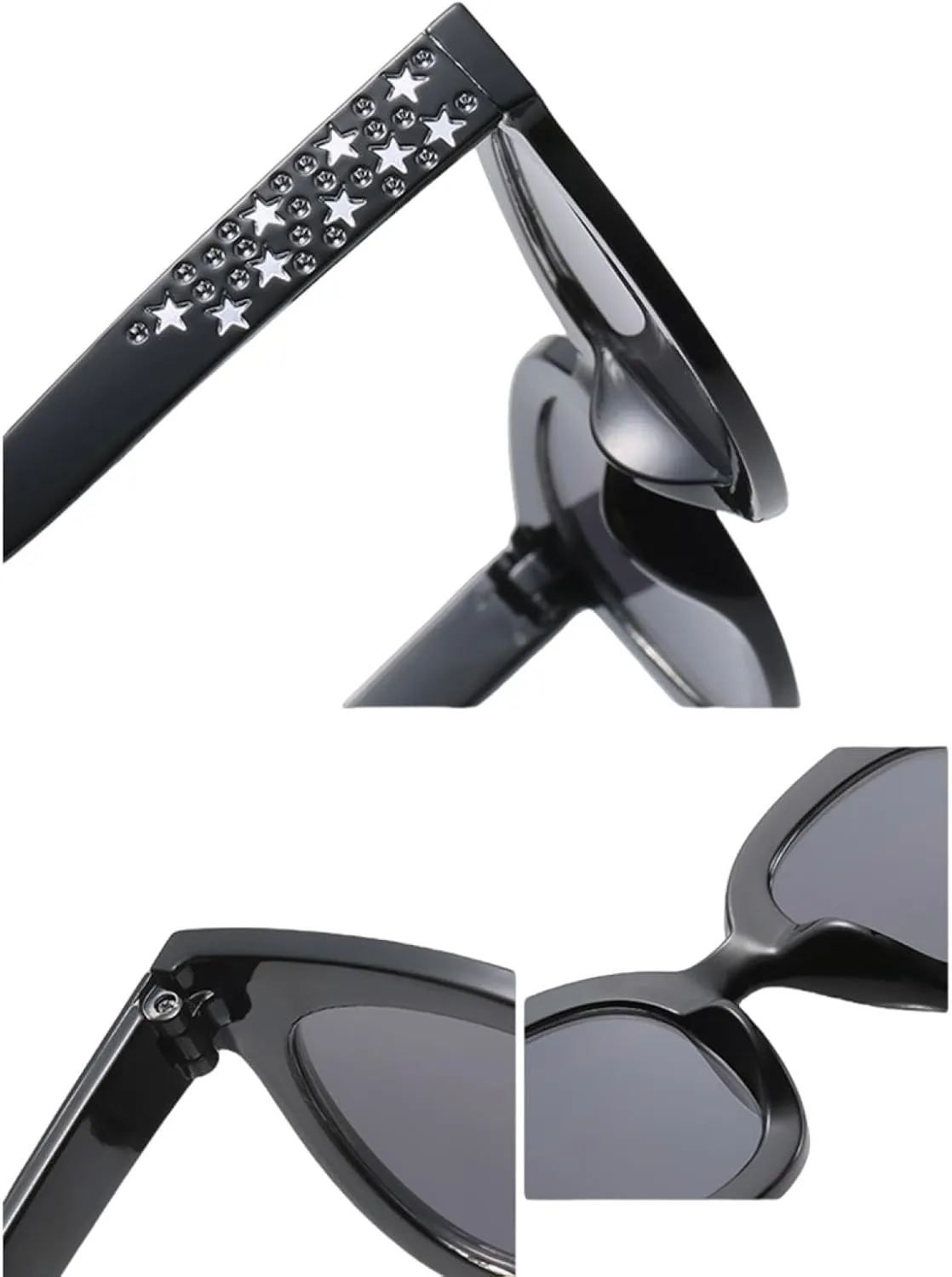 Vintage Luxury Gypsophila Sunglasses Women Trending Classic Punk Travel Sun Glasses Uv400