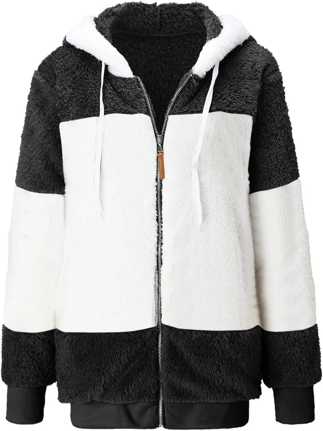 Wangxldd Ladies Fashion Casual Cardigan Sweaters Long Sleeve Zip Up Breathable Solid Hoodies Outerwear Coat Outerwear Coats