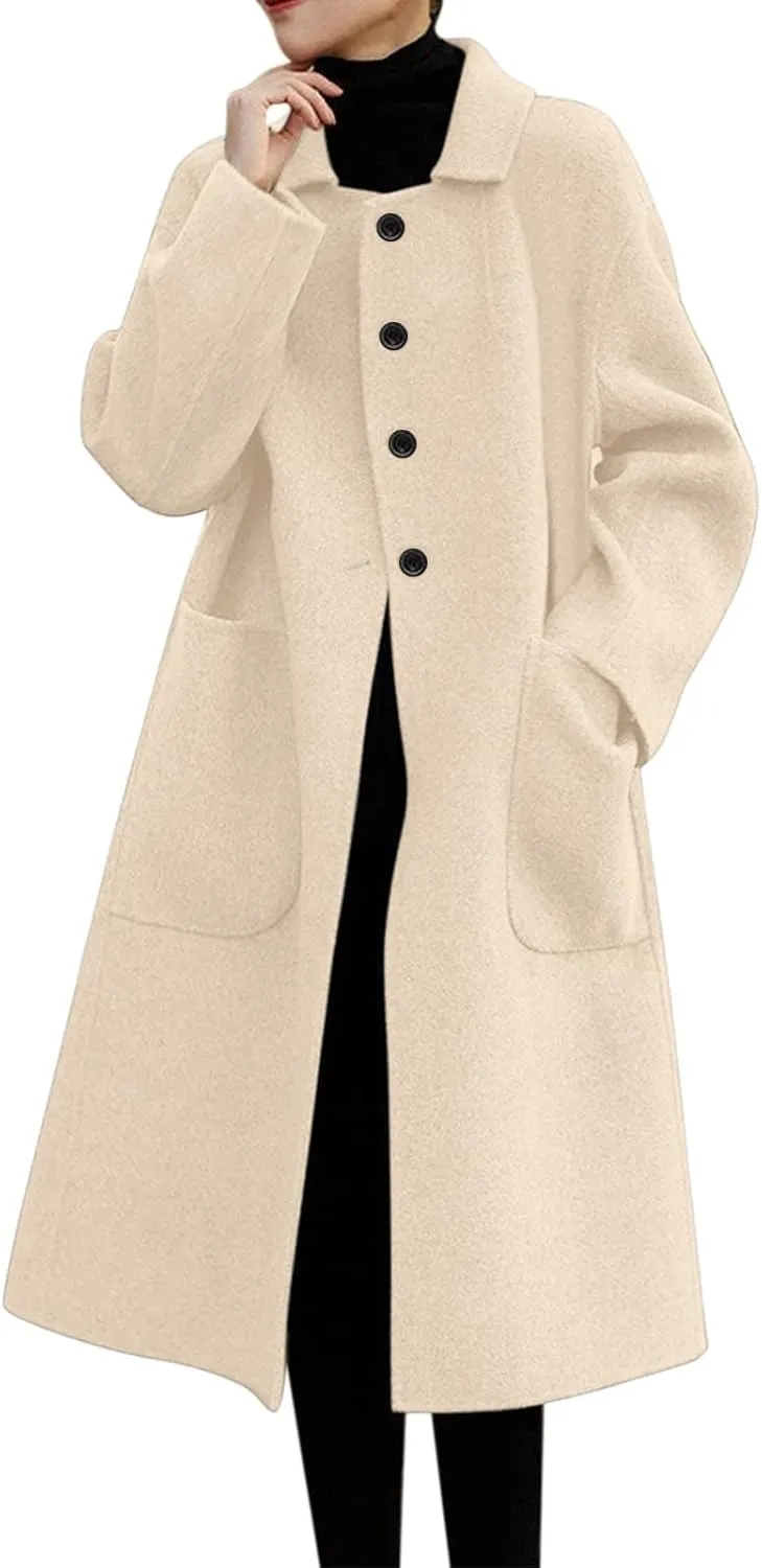 Winter Trench Coats for Women Womens Coats Winter Women's Long Winter Coat Patchwork Jacket Dress Jackets for Women