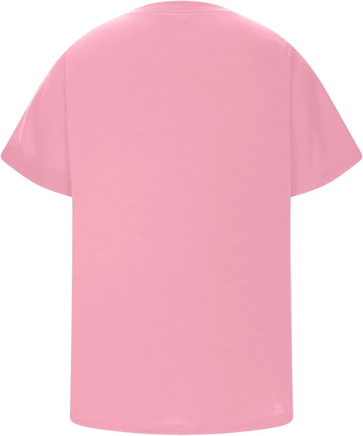 Women Fashion Solid Tops Summer Crewneck Short Sleeve Shirts Casual Loose Daily Tops for Beach,Vacation,Hang Out
