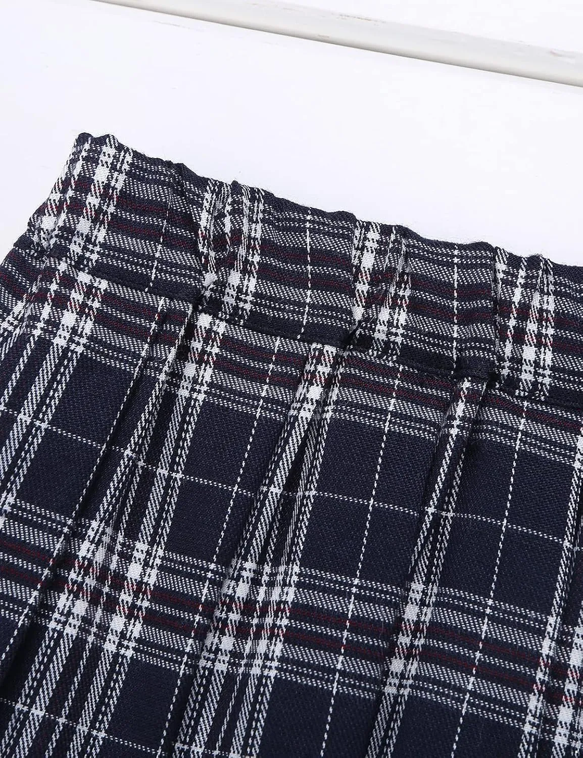 Women Pleated Mini Skirt Pleated Lingerie Schoolgirl Role Play Costume Outift