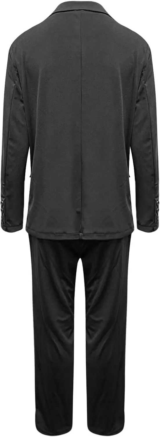 Women Two Piece Lapels Suit Set Business Long Sleeve Button Formal Jacket Pant Suit Slim LooseTrouser Jacket Suit