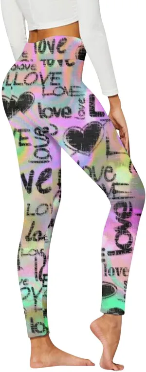 Women Yoga Pants Sport Pants Casual Women Plus Fashion Size Waist Yoga Pants Funny Graphic Stretchy Pants Women