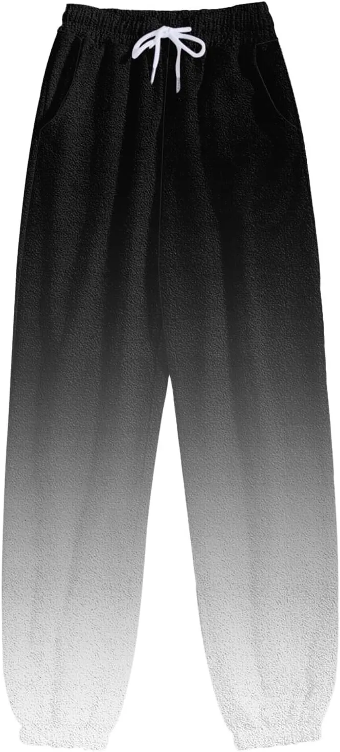 Women's Sweatpants Baggy Jogger Pants Trendy Plus Size Oversized Sweatpant with Pockets