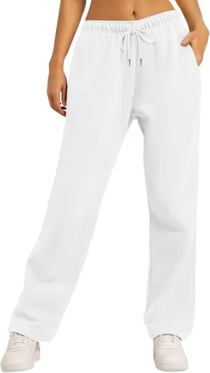 Womens Sweatpants Fashion Comfy Bottoms Sports Ski Cute Joggers Casual Comfort Drawstring Pants Trousers
