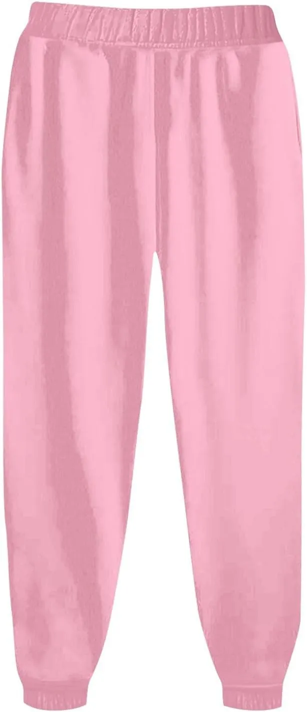 Womens Sweatpants Hiking Bottoms Joggers Lounge Drawstring Straight Leg High Waisted Basics Pants Trousers