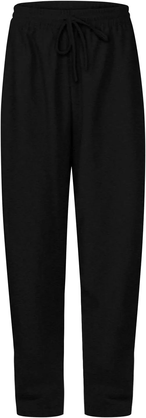Womens Sweatpants Plus Size Bottoms Joggers Stretch Drawstring Preppy Straight Leg Basics Pants Trousers