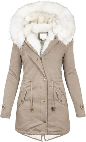 Womens Winter Coats with Hood Thicken Quilted Puffer Parka Jacket Oversized Long Sherpa Jackets Warm Bubble Coat