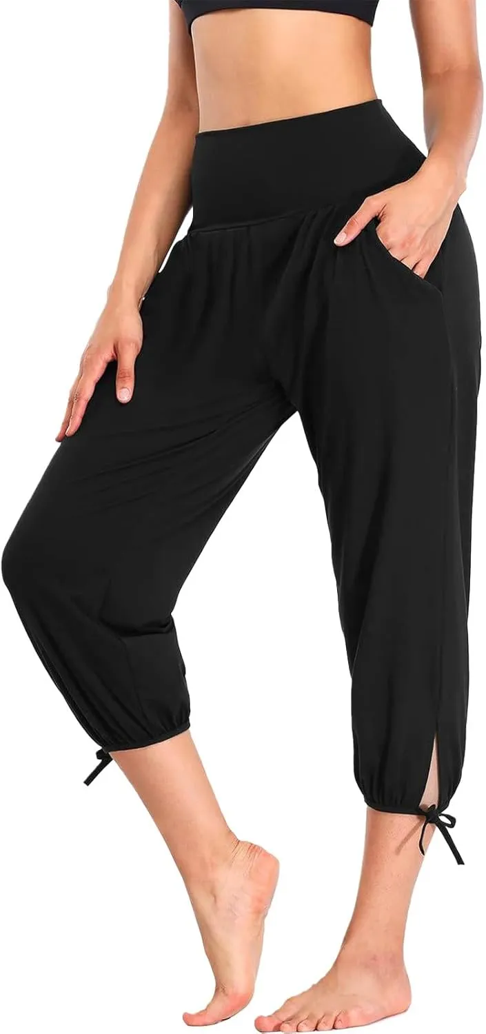 Womens Work Pants Thin Yoga Pants Square Dance Pants Body Movement Fitness Pants for Women Snowflake Leggings for