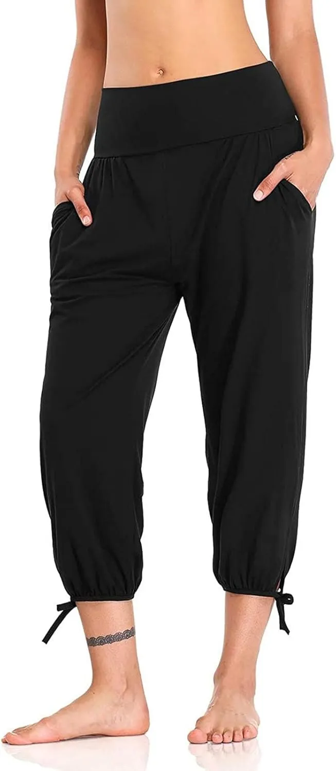 Womens Work Pants Thin Yoga Pants Square Dance Pants Body Movement Fitness Pants for Women Snowflake Leggings for