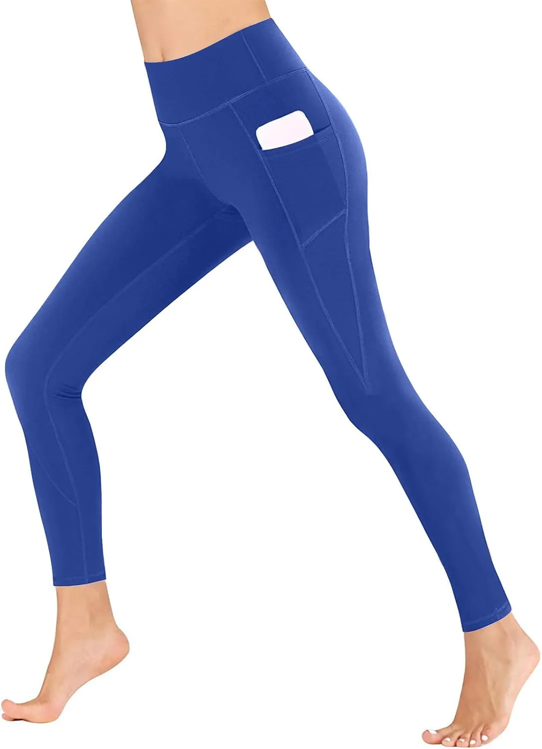 Workout Leggings for Women Tummy Control Leggings High Waist Yoga Pants with Pockets Running Yoga Leggings Pants