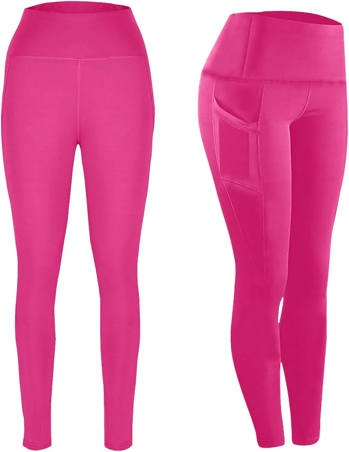 Workout Leggings with Pockets for Women High Waisted Tummy Control Aesthetic Black Hip Lift Yoga Pants Activewear