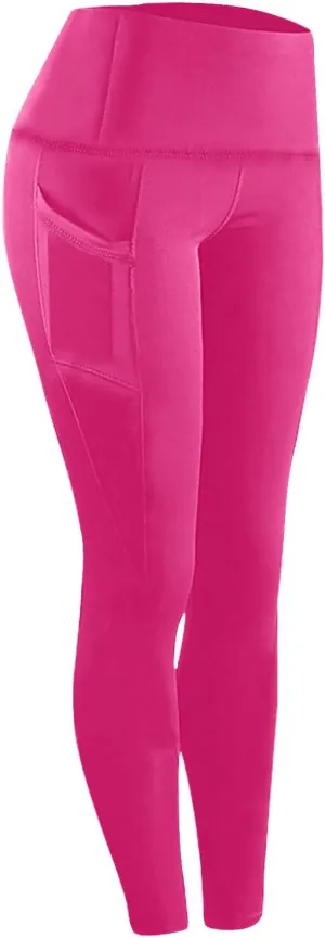 Workout Leggings with Pockets for Women High Waisted Tummy Control Aesthetic Black Hip Lift Yoga Pants Activewear