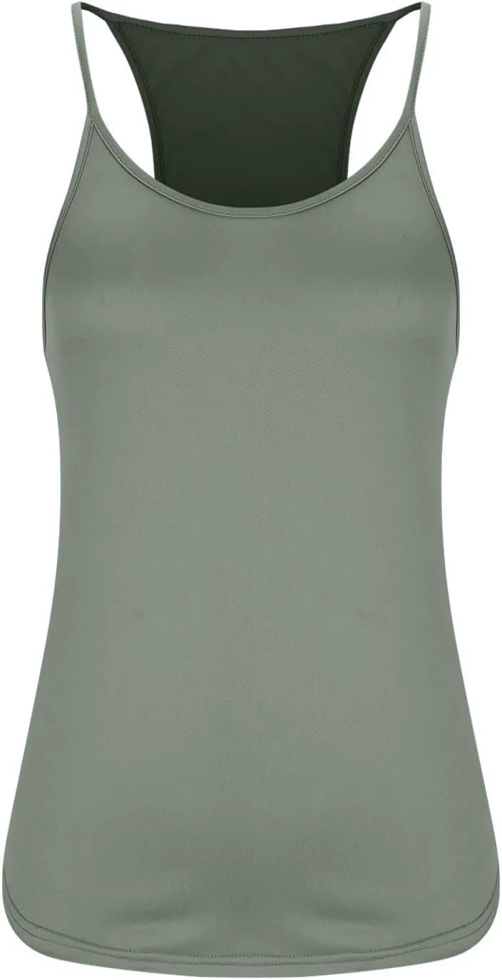 Workout Racerback Tank Tops for Women Sleeveless Athletic Tops Flowy Soft Loose Fit Gym Quick Dry Running Shirts